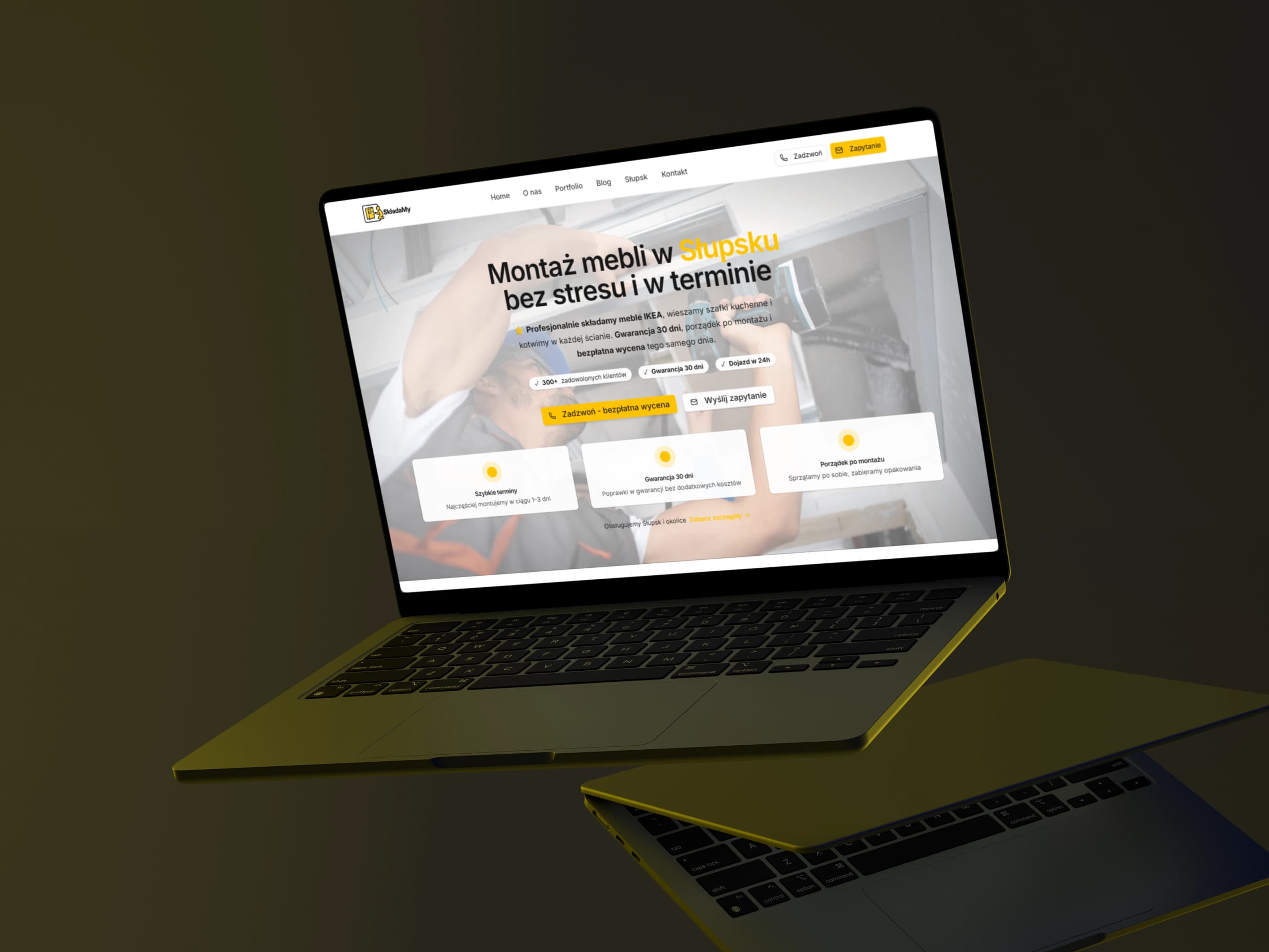 Zrzut ekranu serwisu skladamy.com.pl